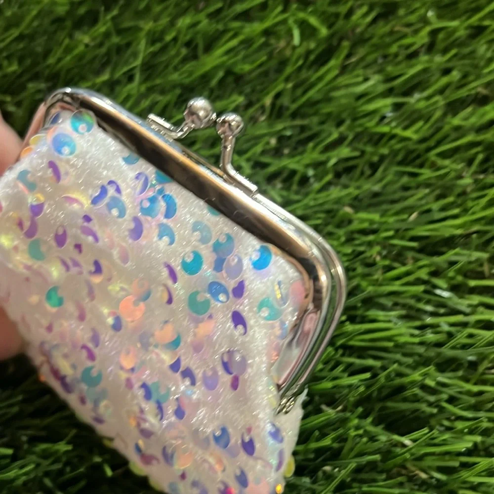 Sequins Snap Purse